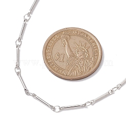 Brass Bar Link Chain Necklaces&nbsp;NJEW-JN04748-02