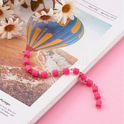 Handmade Polymer Clay Beaded Chain&nbsp;AJEW-JB00926-07