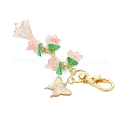 Acrylic Flower Pendants Decorations&nbsp;HJEW-JM04196-03