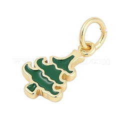 Brass Enamel Charms&nbsp;KK-G522-19G
