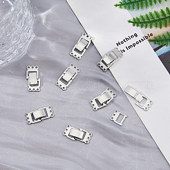 8Pcs Brass Fold Over Clasps&nbsp;FIND-FH0009-95B