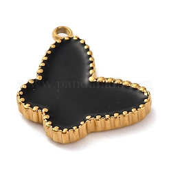 Ion Plating(IP) 304 Stainless Steel Enamel Pendants&nbsp;STAS-A102-01G-05