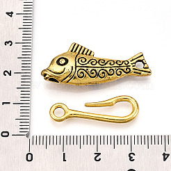 Alloy Toggle Clasps&nbsp;PALLOY-WH0110-18AG