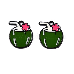 Spray Painted Alloy Enamel Pendants&nbsp;LS-ENAM-T020-23-RS