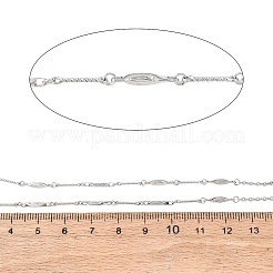 304 Stainless Steel Horse Eye Link Chains&nbsp;CHS-H117-04P