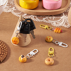 8Pcs 8 Styles Opaque Resin Imitation Food Pendants&nbsp;AJEW-TADJ0001-26