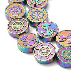 Electroplate Synthetic Non-magnetic Hematite Beads Strands&nbsp;G-E602-02