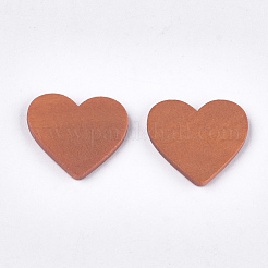 Painted Wood Cabochons&nbsp;WOOD-T021-04I