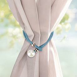 4Pcs 2 Colors Polyester Curtain Tiebacks&nbsp;AJEW-DR0002-20B