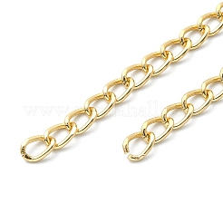 Aluminium Twisted Curb Chains&nbsp;CHA-YW0001-07G