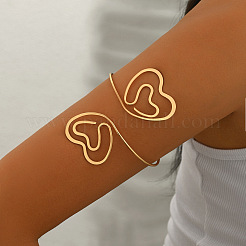 Iron Spiral Heart Upper Arm Cuff Bangles for Women&nbsp;WG31FC4-01