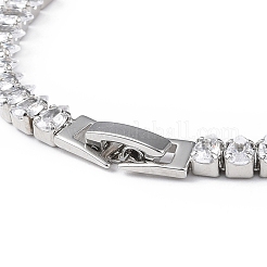 Cubic Zirconia Tennis Bracelet&nbsp;BJEW-L652-24P-02