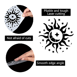 PET Plastic Drawing Painting Stencils Templates&nbsp;DIY-WH0244-075