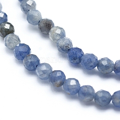 Natural Iolite/Cordierite/Dichroite Beads Strands&nbsp;X-G-G823-15-3.5mm
