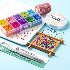 DIY Seed Beaded Bracelet Making Kit&nbsp;DIY-YW0005-67
