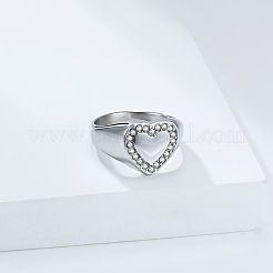 304 Stainless Steel Finger Rings for Women&nbsp;WG0D360-01