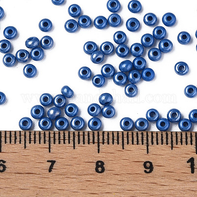 8/0 Czech Opaque Glass Seed Beads&nbsp;SEED-N004-003A-09-1