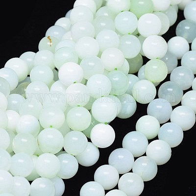 Natural Green Opal Beads Strands&nbsp;G-O180-07-10mm-1