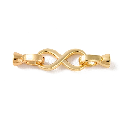 Brass Fold Over Clasps&nbsp;KK-U016-20G-1