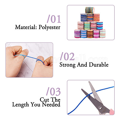 Segment Dyed Polyester Thread&nbsp;NWIR-TA0001-03C-1