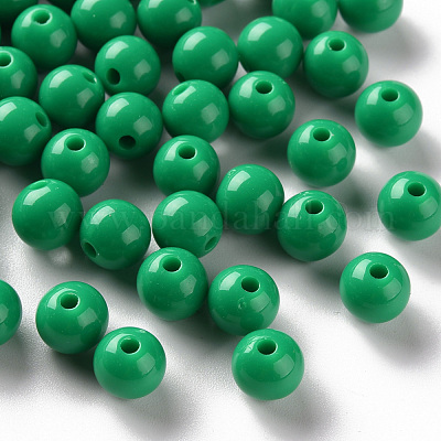Opaque Acrylic Beads&nbsp;MACR-S370-C8mm-24-1