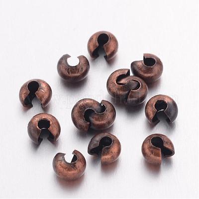 Iron Crimp Beads Covers&nbsp;IFIN-H028-NFR-NF-1