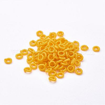 Polyester Weave Beads&nbsp;WOVE-N003-24-1