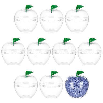 Plastic Candy Packing Boxes with Lid CON-WH0112-022-1