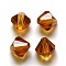 Imitation Austrian Crystal Beads, Grade AAA, K9 Glass, Faceted, Bicone, Peru, 3x3mm, Hole: 0.7~0.9mm