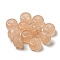Opaque Acrylic Bead, Rondelle, PeachPuff, 8x5mm, Hole: 1.6mm