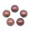 Natural Mookaite Cabochons, Flat Round, Dyed, 8x3~4mm