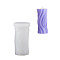 DIY Candle Silicone Molds, for Candle Making, Pillar, White, 8.6x4.5cm, Inner Diameter: 3.2cm