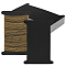 Paper Bobbins, Rectangle, Black, 130x89x0.4mm
