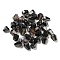 Electroplate Glass Beads, Faceted, Teardrop, Black, 6x5x5.5mm, Hole: 1.4mm,100pcs/bag