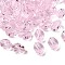 K9 Glass, Imitation Austrian Crystal Beads, Grade AAA, Faceted, Bicone, Pink, 6x8mm, Hole: 0.7~0.9mm