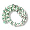 Baking Paint Baking Paint Glass Beads, Strawberry, with Enamel, Red, 13x12mm, Hole: 1.6mm