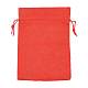 Polyester Imitation Burlap Packing Pouches Drawstring Bags&nbsp;ABAG-R004-18x13cm-01-3