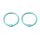 Spray Painted Iron Split Key Rings&nbsp;IFIN-T017-01-3