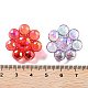 UV Plating Transparent Acrylic Shank Buttons&nbsp;MACR-K356-14-3
