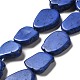 Synthetic Turquoise Dyed Beads Strands&nbsp;G-E594-25H-1