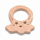 Undyed Beech Wood Big Pendants&nbsp;WOOD-Q031-04-LF-1