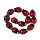 Handmade Lampwork Bumpy Beads Strands&nbsp;LAMP-N028-07-2