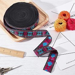 Ethnic Style Polyester Ribbons&nbsp;OCOR-WH0074-29