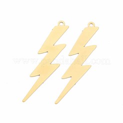 Rack Plating 201 Stainless Steel Pendants&nbsp;STAS-T057-41G