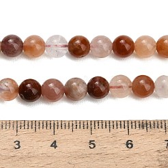 Natural Red Hematoid Quartz Beads Strands&nbsp;G-G475-A01-6mm