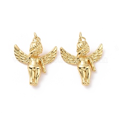 Angel Brass Pendants&nbsp;KK-G435-42G