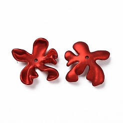 Rubberized Style Acrylic Bead Caps&nbsp;OACR-E013-04