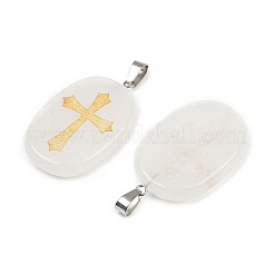 Natural Quartz Crystal Pendants&nbsp;G-S392-01F