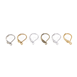 Brass Leverback Earring Findings&nbsp;KK-JP0010-07