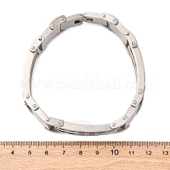 304 Stainless Steel Panther Chain Bracelets for Women Men&nbsp;BJEW-R018-03P